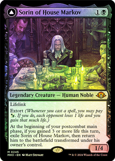 Sorin of House Markov // Sorin, Ravenous Neonate (mh3) (245