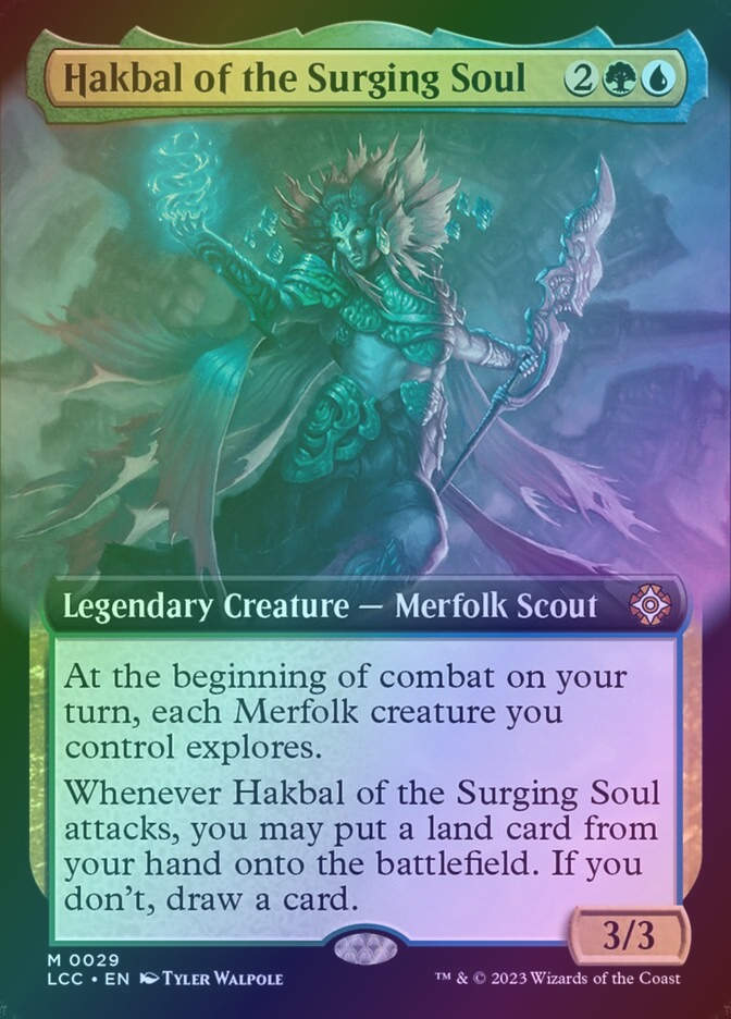 Hakbal of the Surging Soul (LCC) (29) / Extended Art / Foil