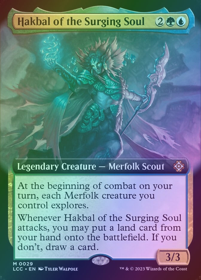Hakbal of the Surging Soul (LCC) (29) / Extended Art / Foil