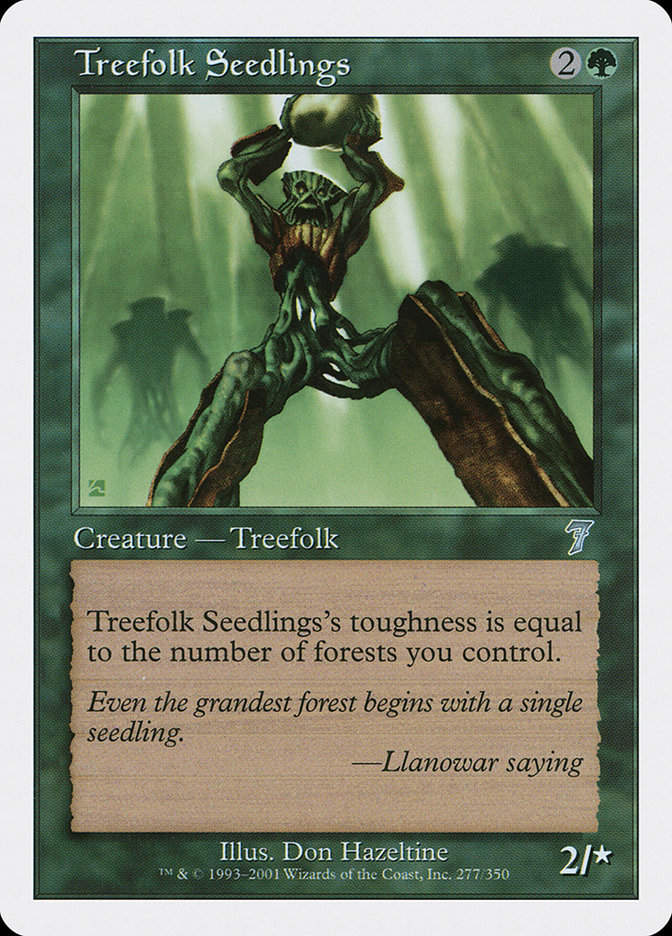 Treefolk Seedlings (7ED) (277)