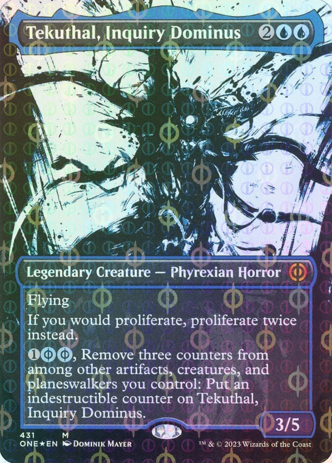 Tekuthal, Inquiry Dominus (ONE) (431) / Borderless / Showcase / Compleat Foil