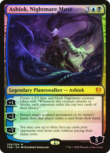 Ashiok, Nightmare Muse (THB) (208) / Foil