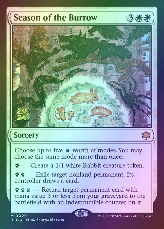 Season of the Burrow (PBLB) (29s) / Foil