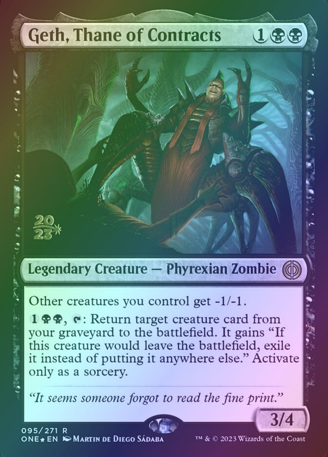 Geth, Thane of Contracts (PONE) (95s) / Foil