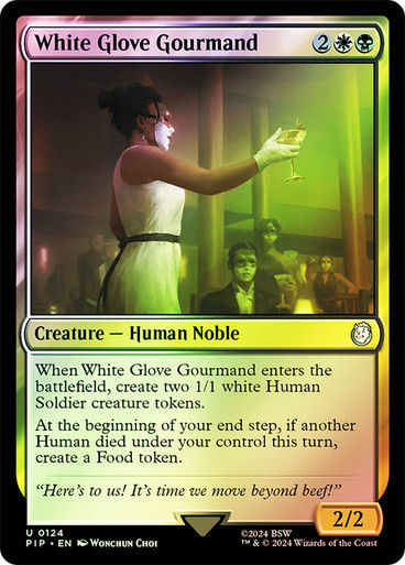 White Glove Gourmand (pip) (124) / Foil
