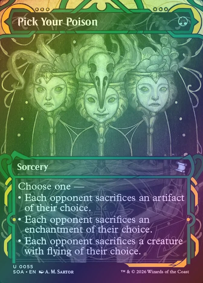 Pick Your Poison (SOA) (55) / Borderless / Showcase / Foil
