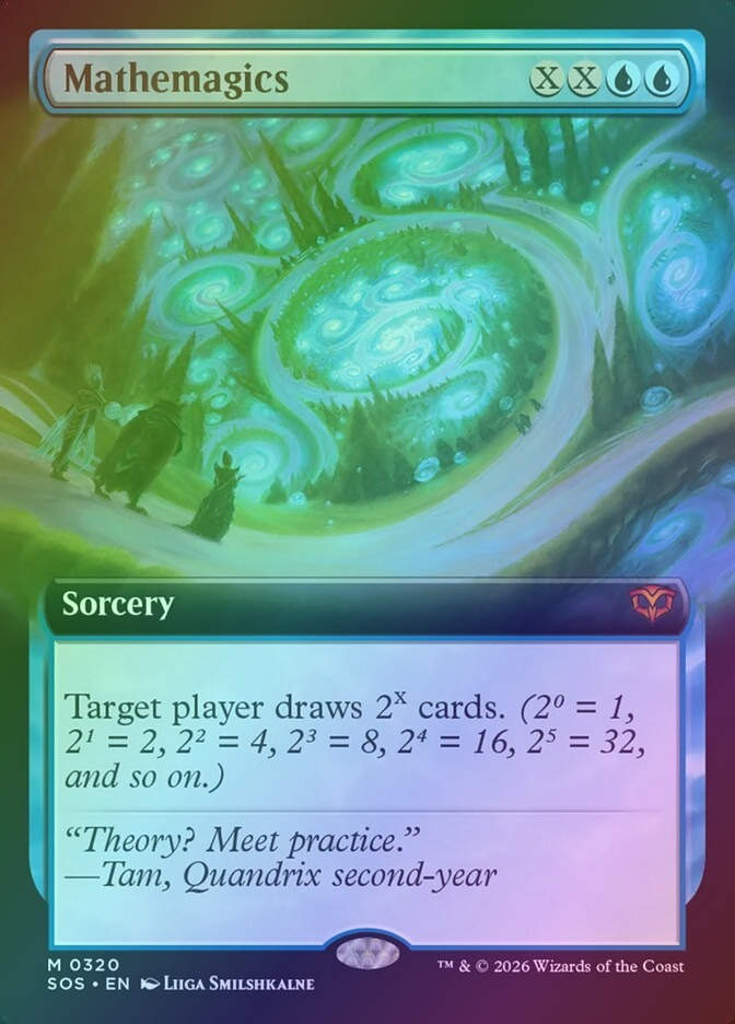 Mathemagics (SOS) (320) / Extended Art / Foil