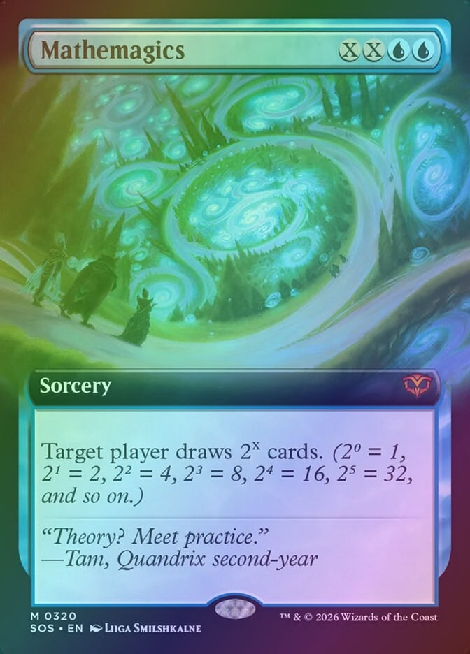 Mathemagics (SOS) (320) / Extended Art / Foil