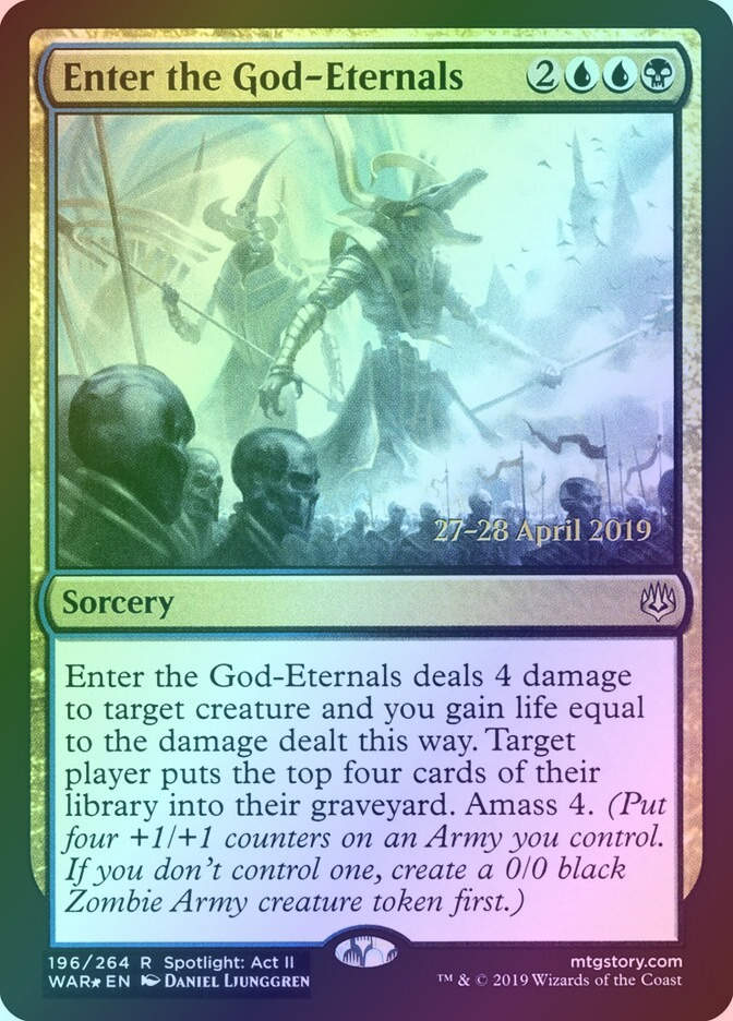 Enter the God-Eternals (PWAR) (196s) / Foil