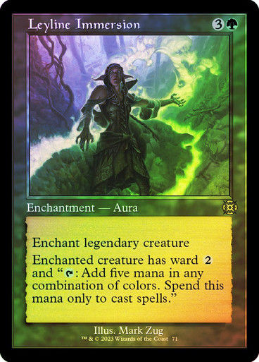Leyline Immersion (MAT) / Showcase / Foil