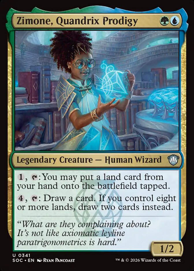 Zimone, Quandrix Prodigy (SOC) (341)