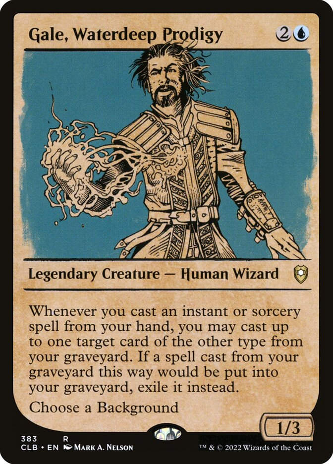 Gale, Waterdeep Prodigy (CLB) (383) / Showcase