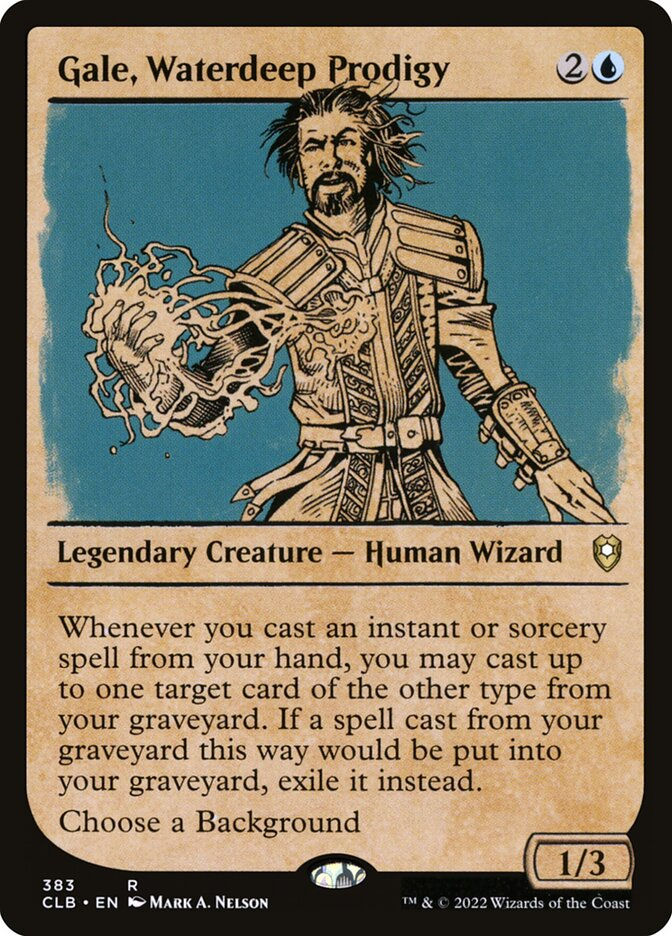 Gale, Waterdeep Prodigy (CLB) (383) / Showcase