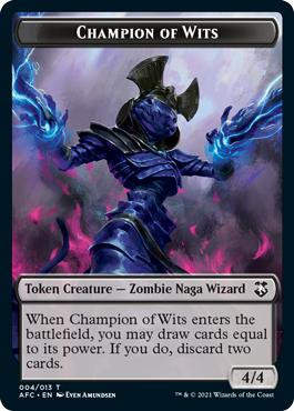 Champion of Wits Token // Illusion Token (TAFC)