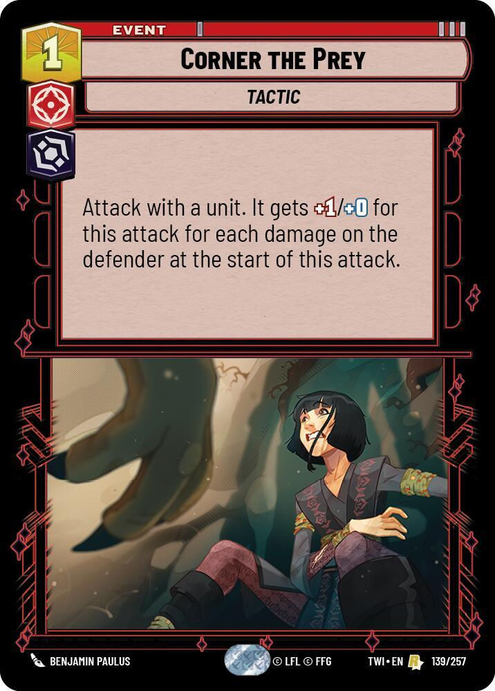 Corner the Prey (TWI) (139/257) / Foil