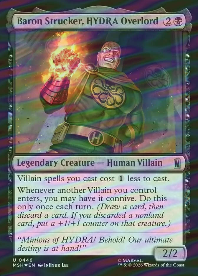 Baron Strucker, HYDRA Overlord (MSH) (446) / Surge Foil