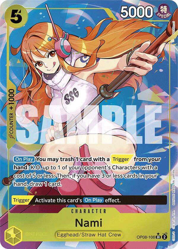 Nami (Parallel) (OP08-106) / Foil