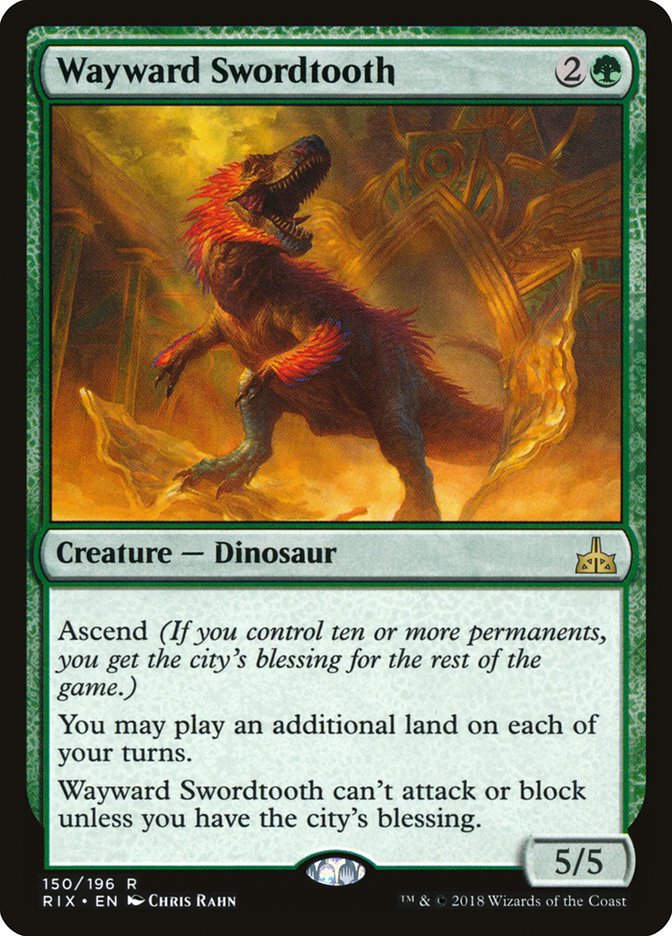 Wayward Swordtooth (RIX) (150)
