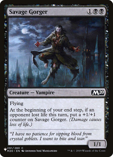 Savage Gorger (PLST) (M20-291)