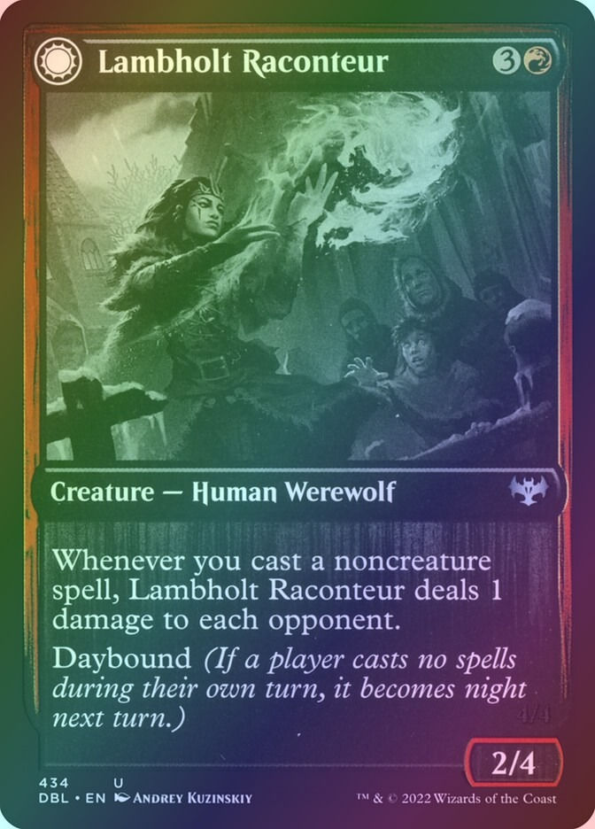 Lambholt Raconteur // Lambholt Ravager (DBL) (434) / Foil — cara 1 de 2