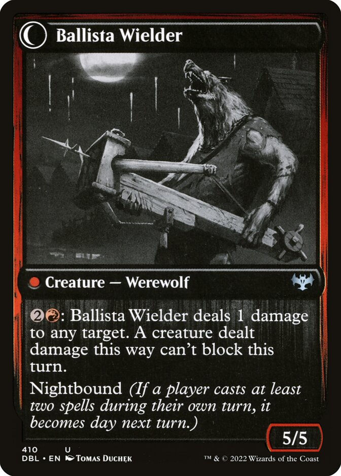 Ballista Watcher // Ballista Wielder (DBL) (410) — cara 2 de 2