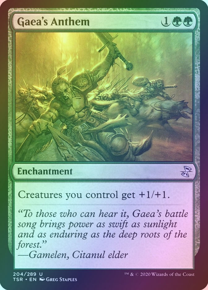 Gaea's Anthem (TSR) (204) / Foil
