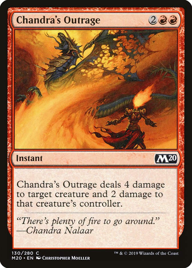 Chandra's Outrage (M20) (130)