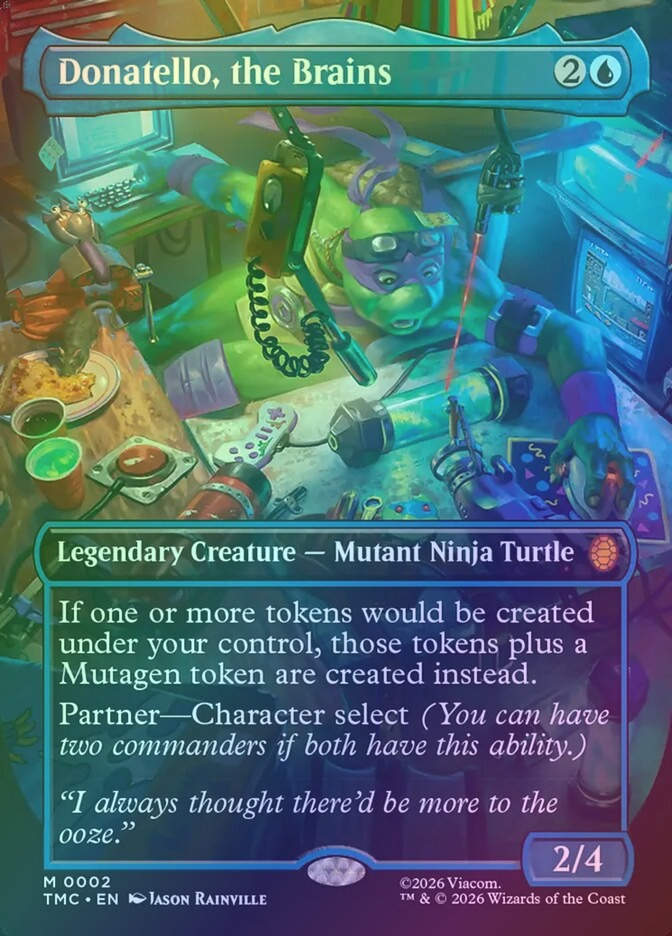 Donatello, the Brains (TMC) (2) / Borderless / Foil