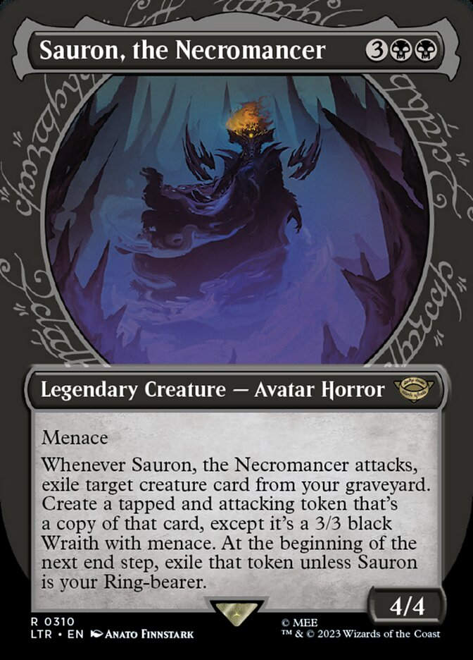 Sauron, the Necromancer (LTR) (310) / Borderless / Showcase