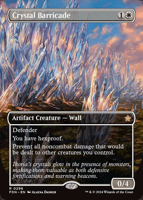 Crystal Barricade (FDN) (296) / Borderless