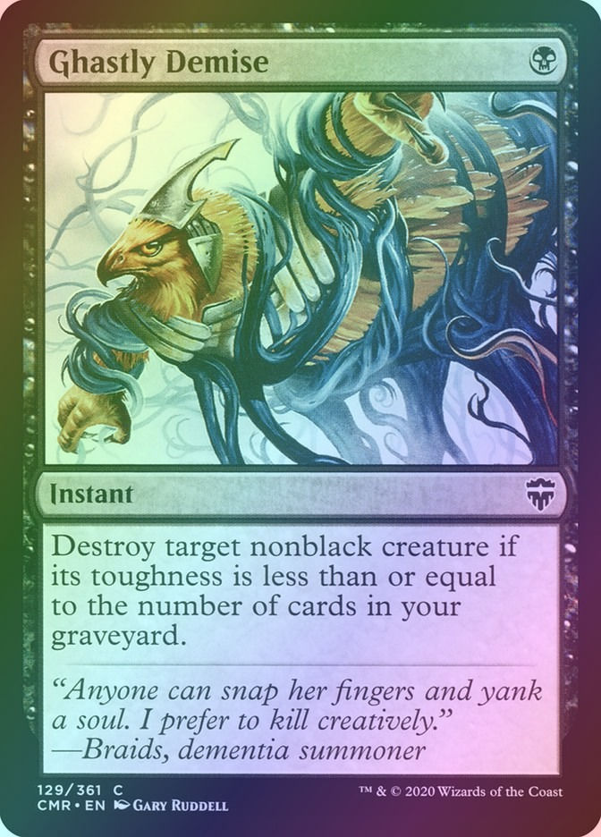 Ghastly Demise (CMR) (129) / Foil