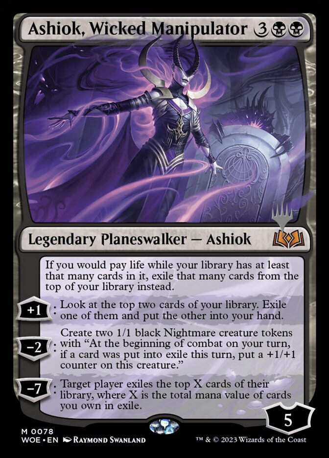 Ashiok, Wicked Manipulator (PWOE) (78p)
