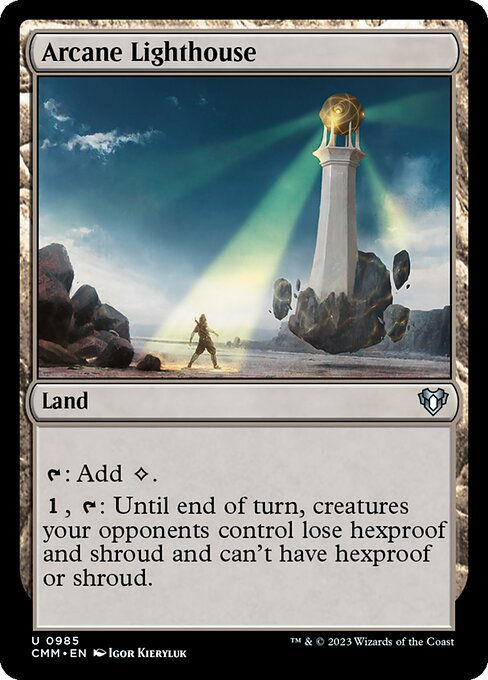 Arcane Lighthouse (cmm) (Commander Deck)