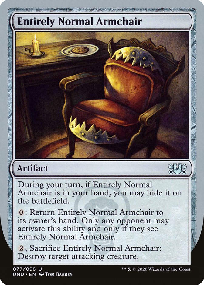Entirely Normal Armchair (UND) (77)