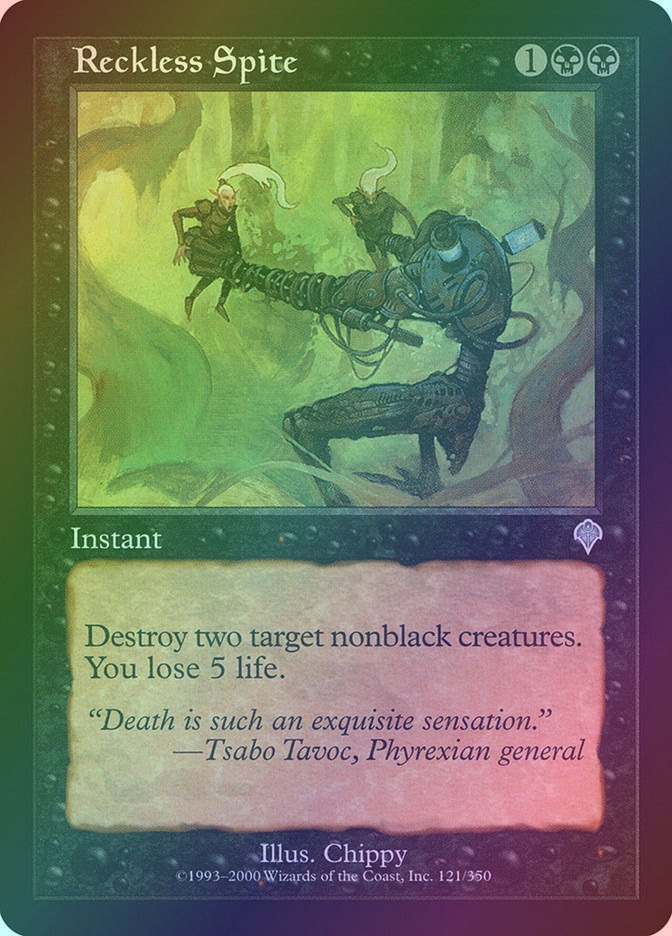 Reckless Spite (INV) (121) / Foil