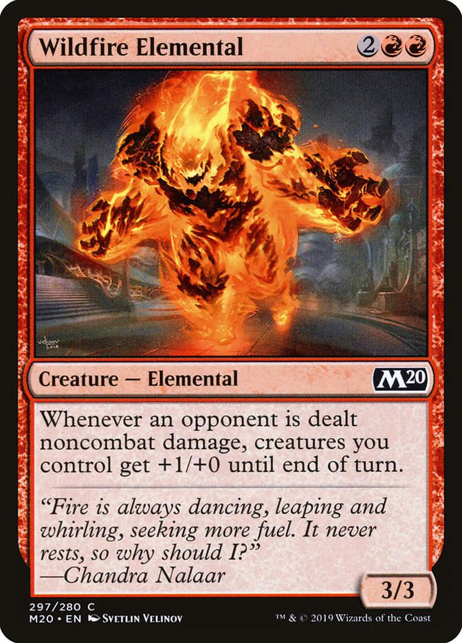 Wildfire Elemental (M20) (297)