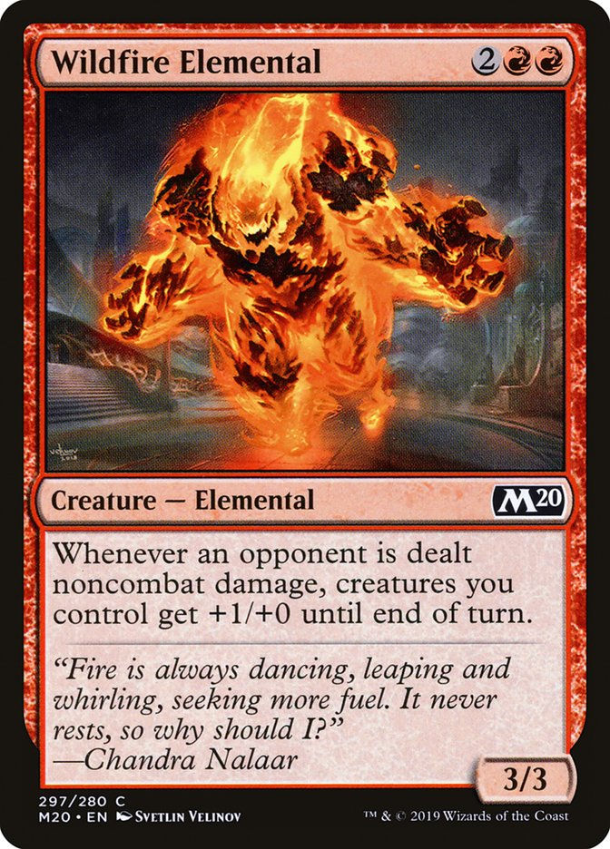 Wildfire Elemental (M20) (297)