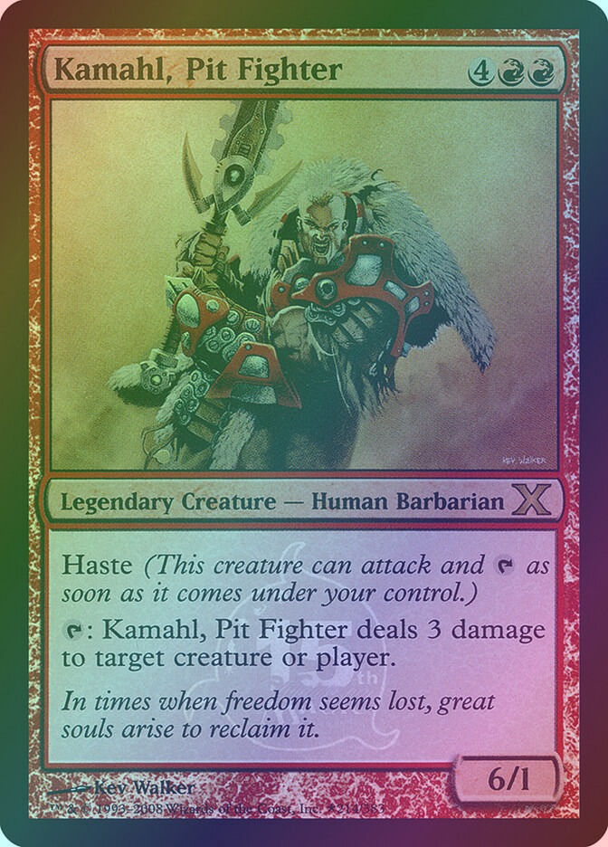 Kamahl, Pit Fighter (P15A) (2) / Foil
