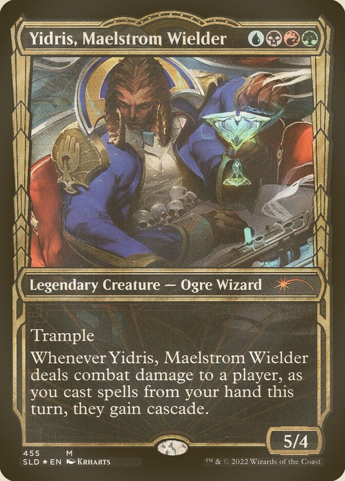 Yidris, Maelstrom Wielder (SLD) (455) / Showcase / Gilded Foil