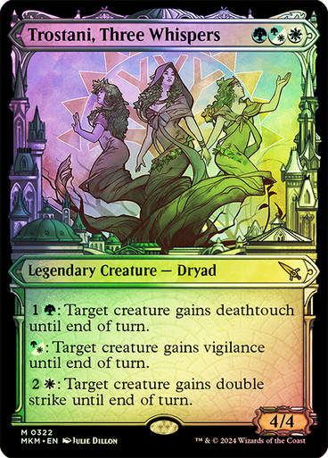 Trostani, Three Whispers (mkm) (322) / Showcase Foil