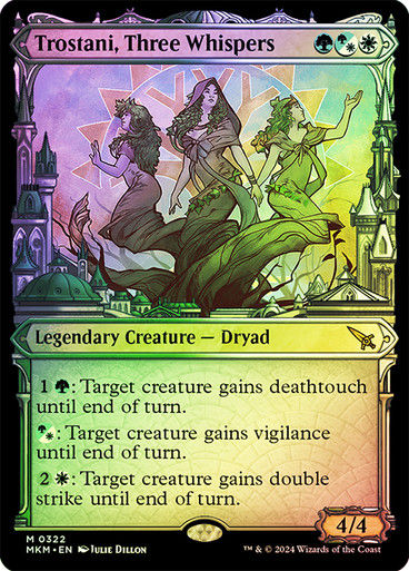 Trostani, Three Whispers (mkm) (322) / Showcase Foil