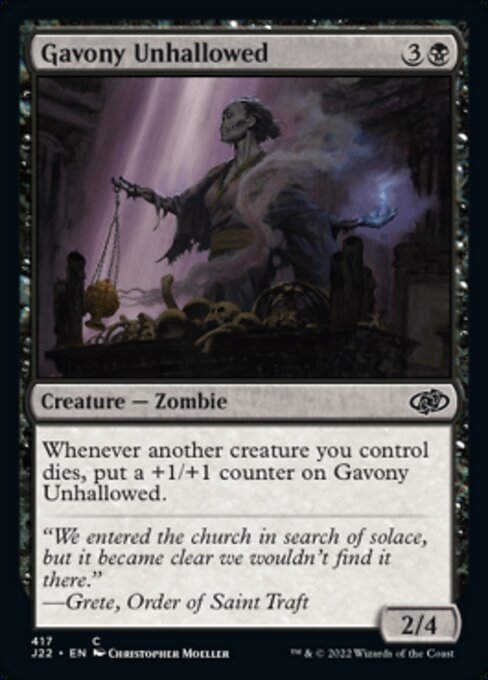 Gavony Unhallowed (J22))