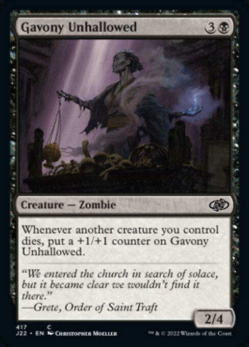 Gavony Unhallowed (J22))