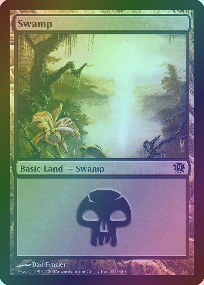 Swamp (9ED) (341★) / Foil