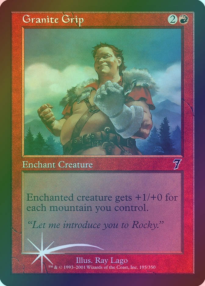 Granite Grip (7ED) (195★) / Foil