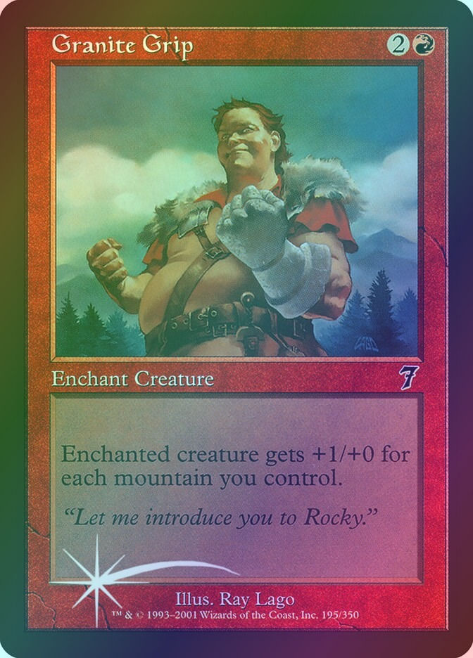 Granite Grip (7ED) (195★) / Foil