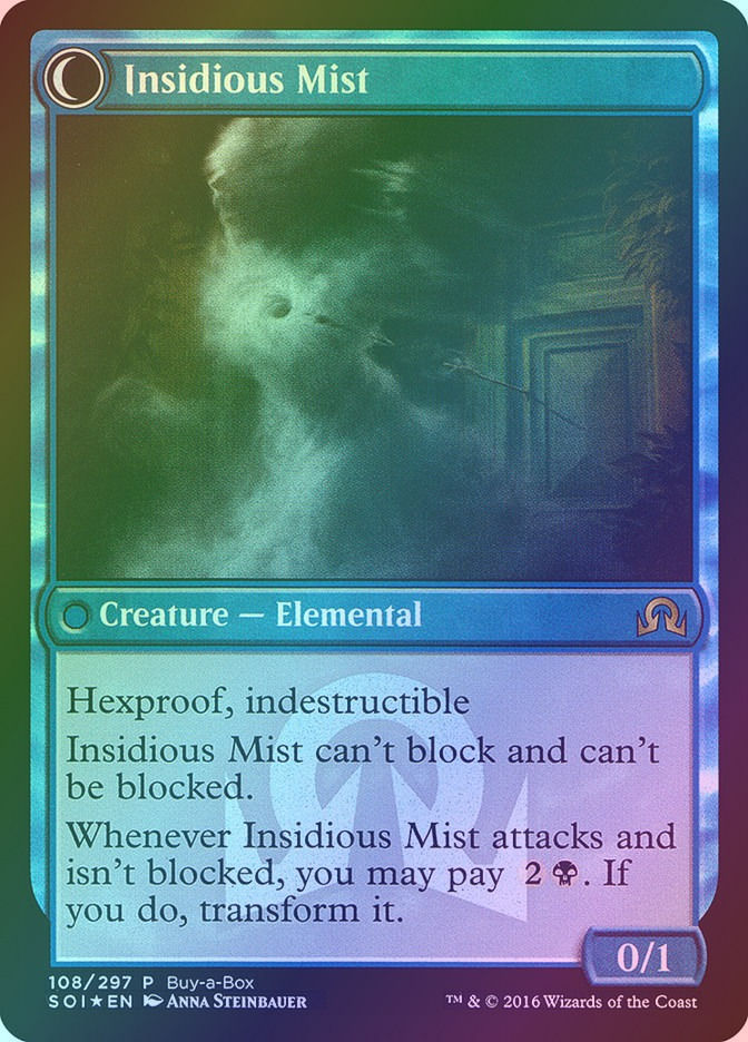 Elusive Tormentor // Insidious Mist (PSOI) (108) / Foil — cara 2 de 2