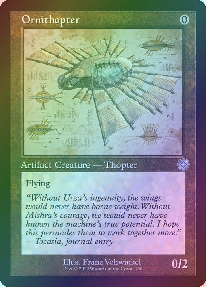 Ornithopter (BRR) (100) / Foil / Schematic