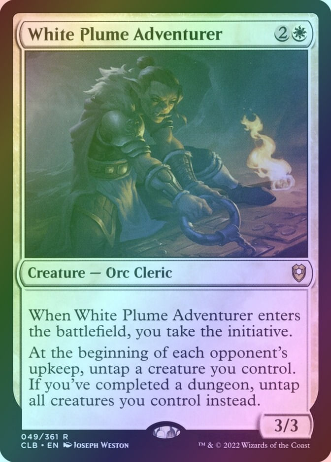 White Plume Adventurer (CLB) (49) / Foil