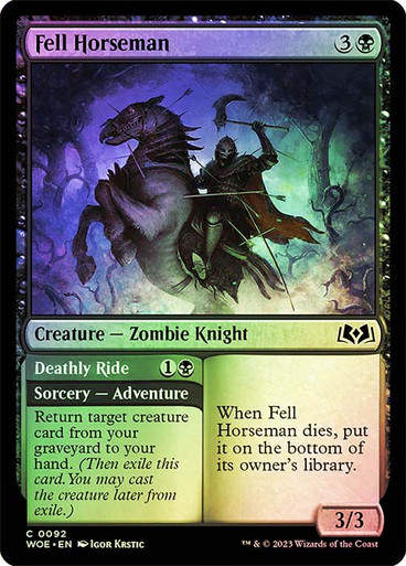 Fell Horseman // Deathly Ride (woe) / Foil